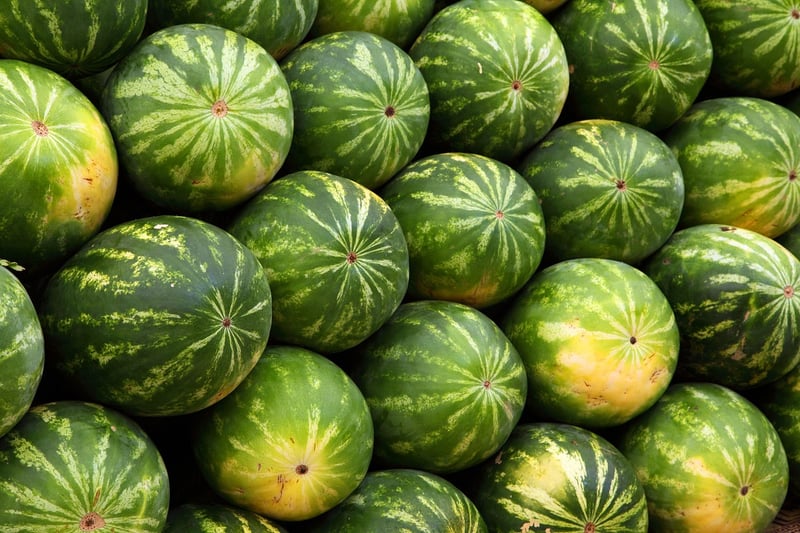 Healthy fruits and vegetables